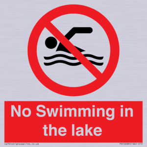 No Swimming in the lake